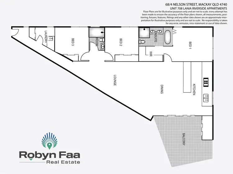 Floorplan of Homely unit listing, 68/4 Nelson Street, Mackay QLD 4740