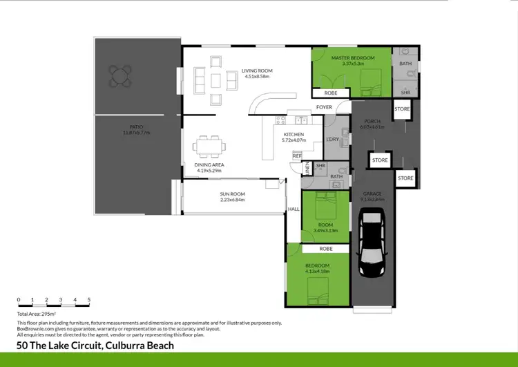 Floorplan of Homely house listing, 50 The Lake Circuit, Culburra Beach NSW 2540