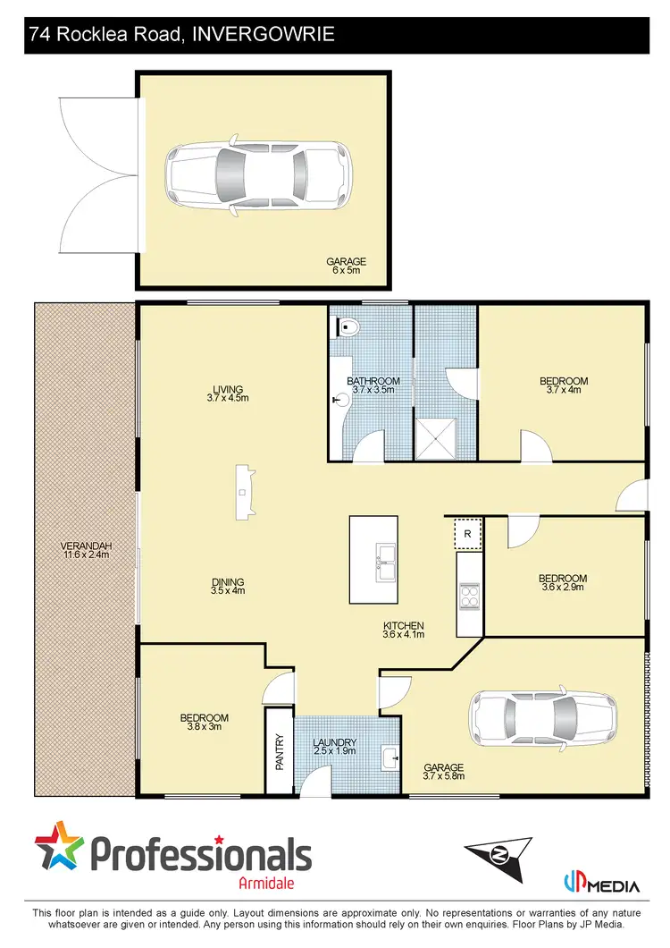 Floorplan of Homely house listing, 74 Rocklea Road, Armidale NSW 2350