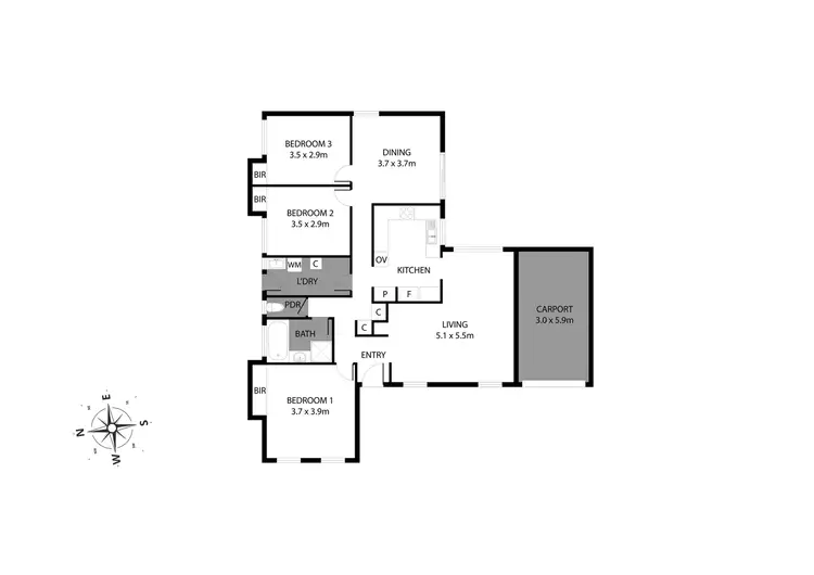 Floorplan of Homely house listing, 3 Cornwallis Road, Madora Bay WA 6210