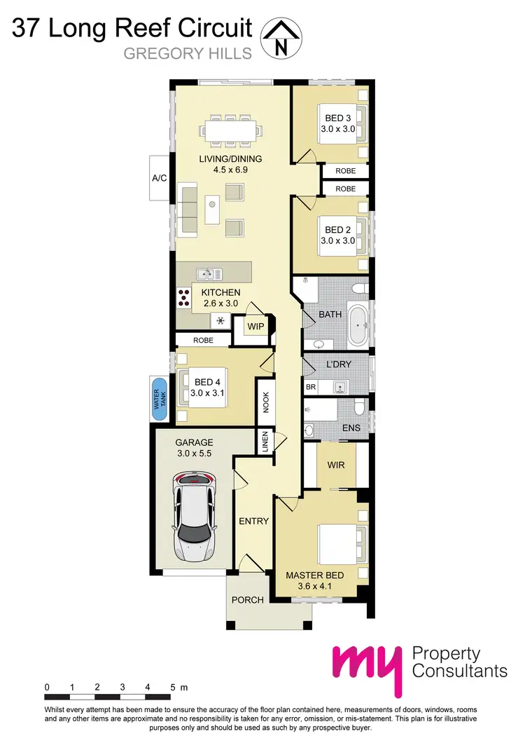 Floorplan of Homely house listing, 37 Long Reef Circuit, Gregory Hills NSW 2557