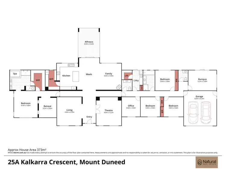 Floorplan of Homely house listing, 25A Kalkarra Crescent, Mount Duneed VIC 3217