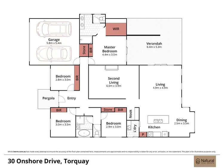 Floorplan of Homely house listing, 30 Onshore Drive, Torquay VIC 3228