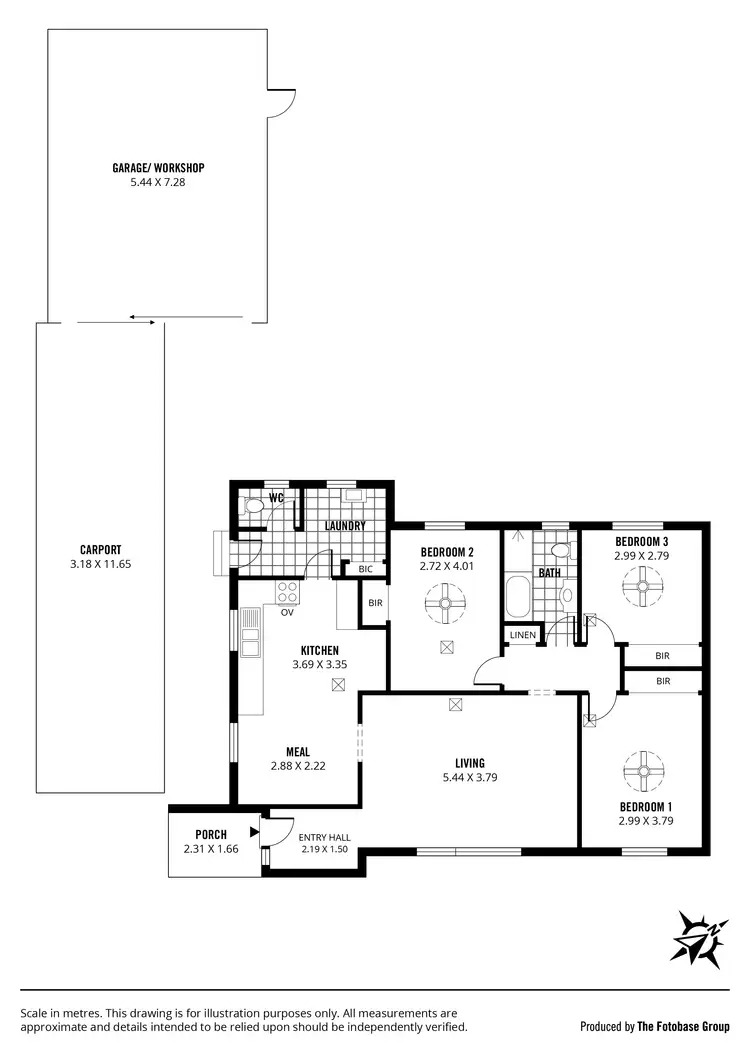 Floorplan of Homely house listing, 18 Willison Avenue, Evanston SA 5116