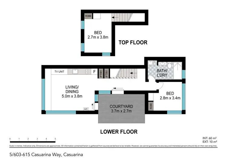Floorplan of Homely townhouse listing, 5/603-615 Casuarina Way, Casuarina NSW 2487