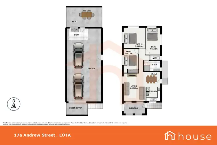 Floorplan of Homely house listing, 17A Andrew Street, Lota QLD 4179