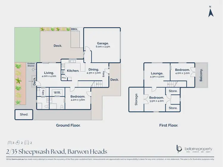 Floorplan of Homely townhouse listing, 2/35 Sheepwash Road, Barwon Heads VIC 3227