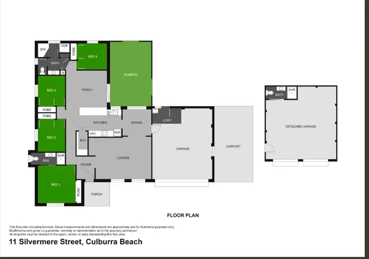Floorplan of Homely house listing, 11 Silvermere Street, Culburra Beach NSW 2540