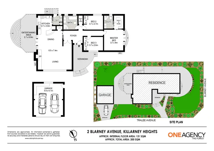Floorplan of Homely house listing, 2 Blarney Ave, Killarney Heights NSW 2087