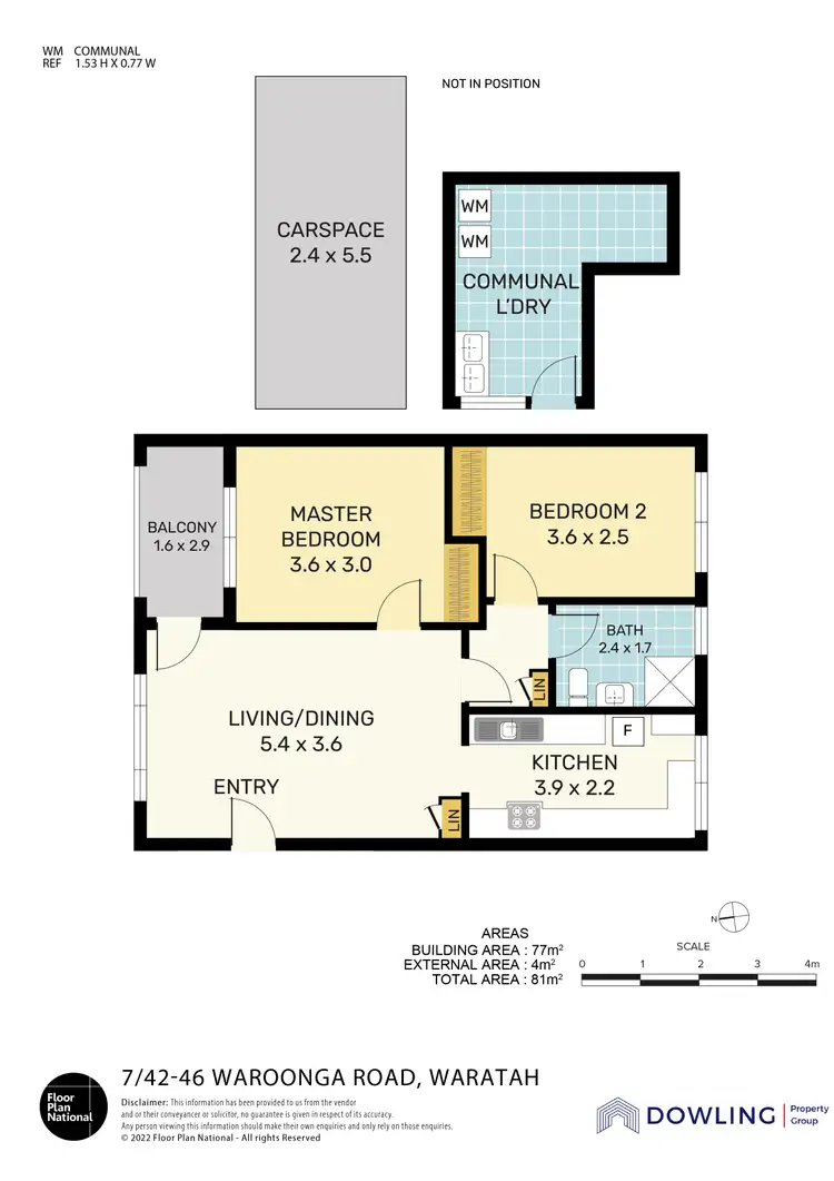 Floorplan of Homely unit listing, 7/42-46 Waroonga Road, Waratah NSW 2298