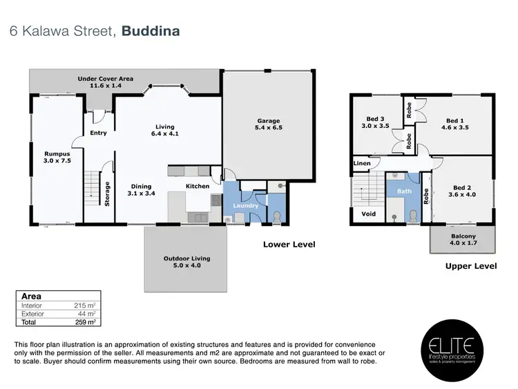 Floorplan of Homely house listing, 6 Kalawa Street, Buddina QLD 4575