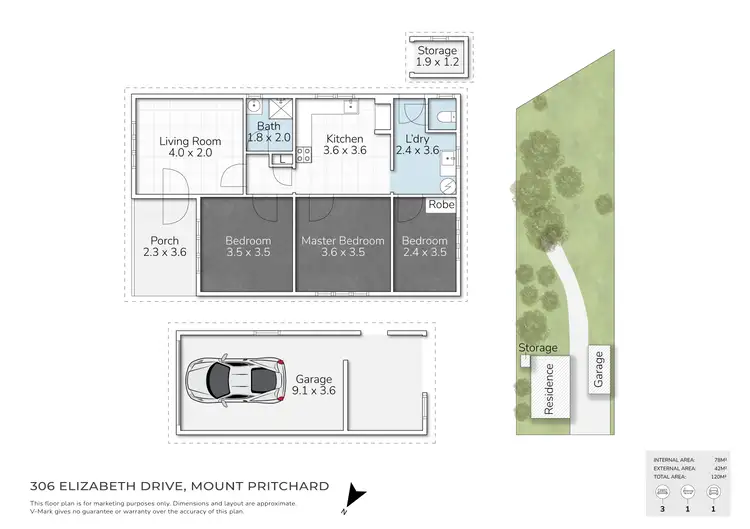 Floorplan of Homely house listing, 306 Elizabeth Drive, Mount Pritchard NSW 2170