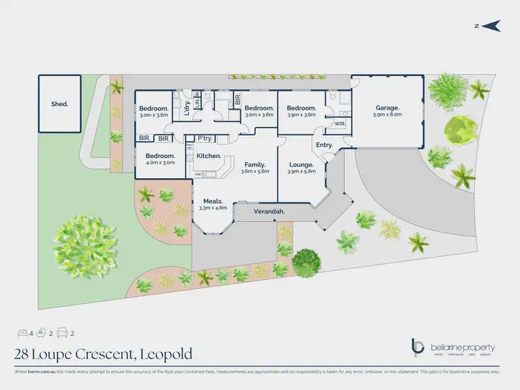 Floorplan of Homely house listing, 28 Loupe Crescent, Leopold VIC 3224