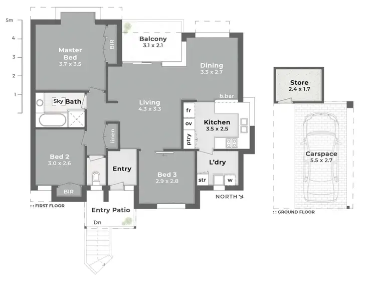 Floorplan of Homely apartment listing, 21/18 St Johns Wood Boulevard, Mount Claremont WA 6010