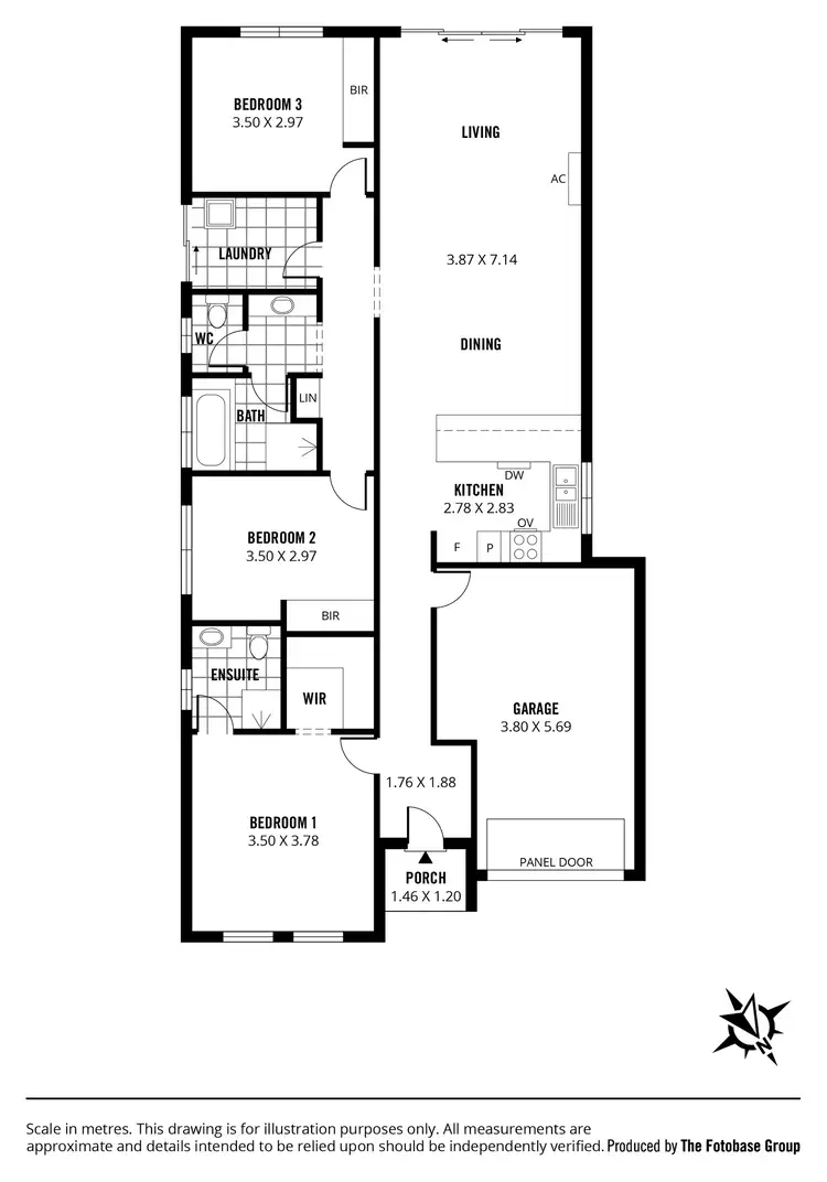 Floorplan of Homely house listing, 6 Nangari Road, Salisbury North SA 5108