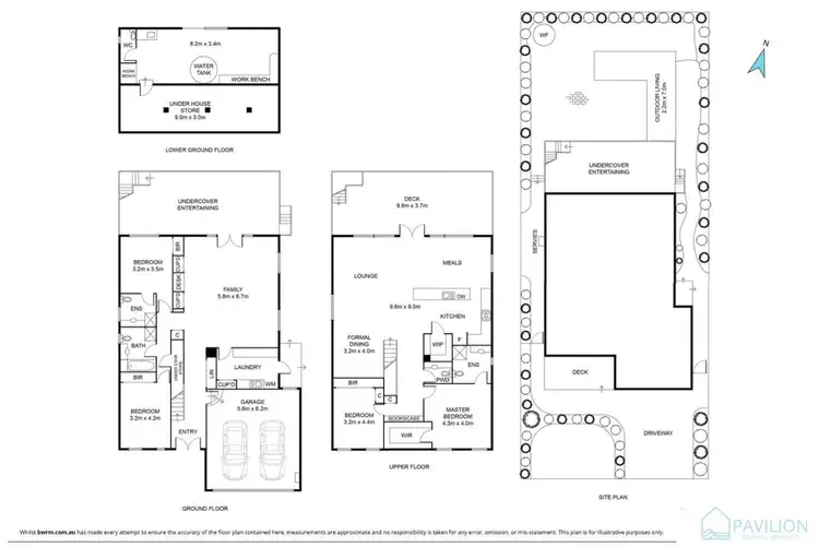 Floorplan of Homely house listing, 17 Dandarriga Drive, Clifton Springs VIC 3222