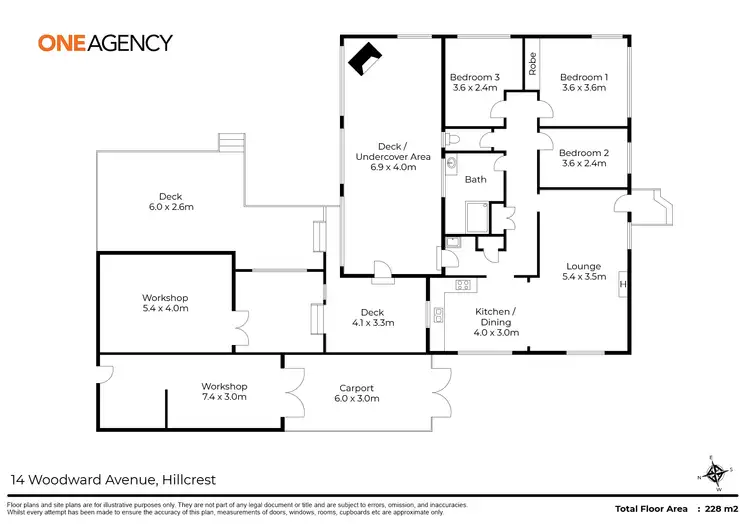 Floorplan of Homely house listing, 41 Woodward Avenue, Hillcrest TAS 7320