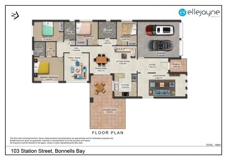 Floorplan of Homely house listing, 103 Station Street, Bonnells Bay NSW 2264