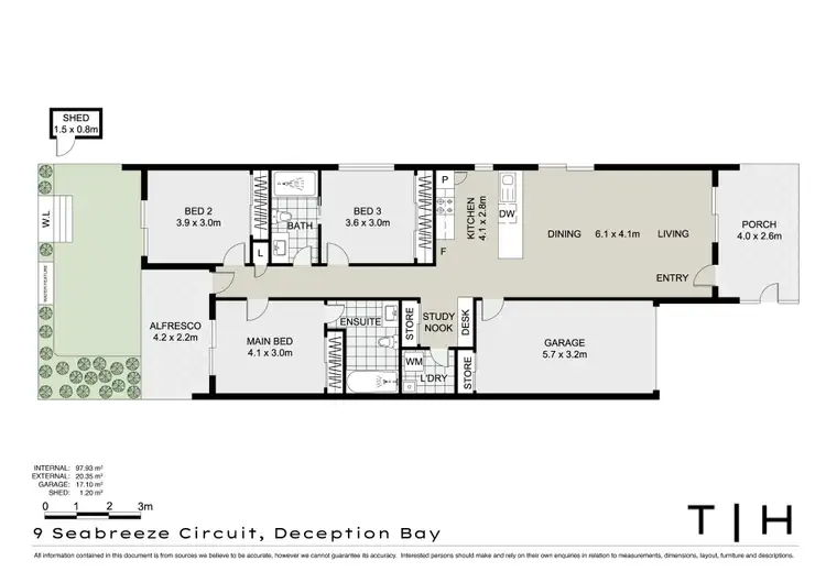 Floorplan of Homely house listing, 9 Seabreeze Circuit, Deception Bay QLD 4508