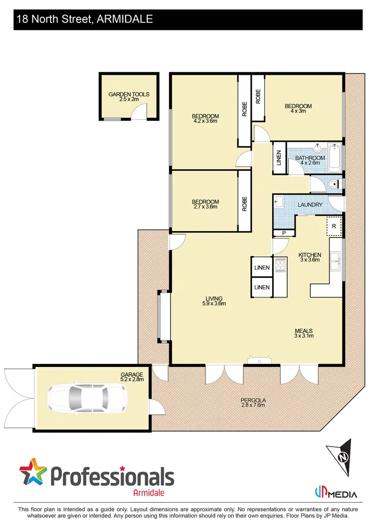 Floorplan of Homely house listing, 18 North Street, Armidale NSW 2350