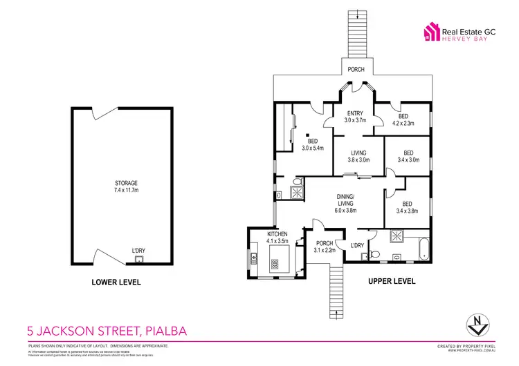 Floorplan of Homely house listing, 5 Jackson Street, Pialba QLD 4655