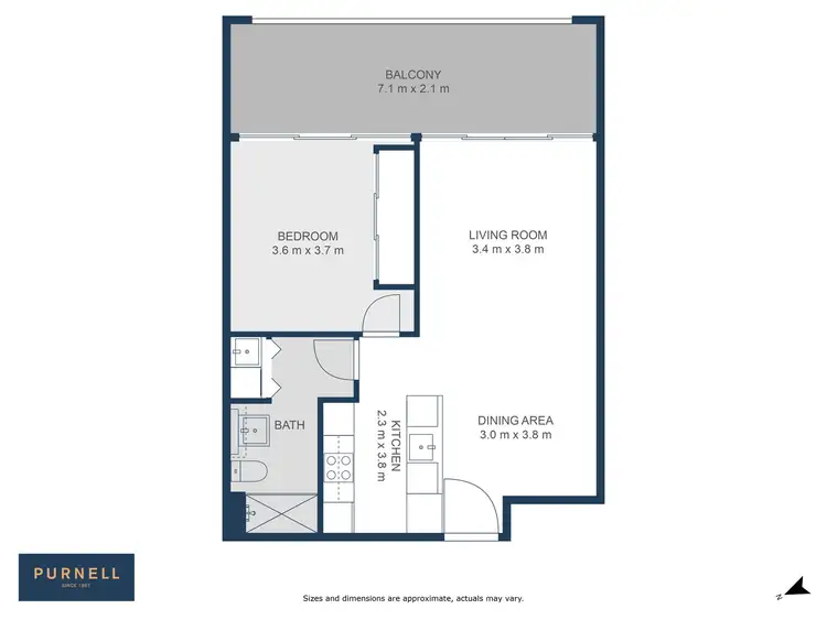 Floorplan of Homely apartment listing, 67/30 Blackall Street, Barton ACT 2600