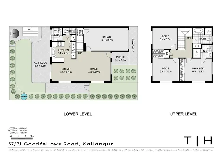 Floorplan of Homely townhouse listing, 57/71-77 Goodfellows Road, Kallangur QLD 4503