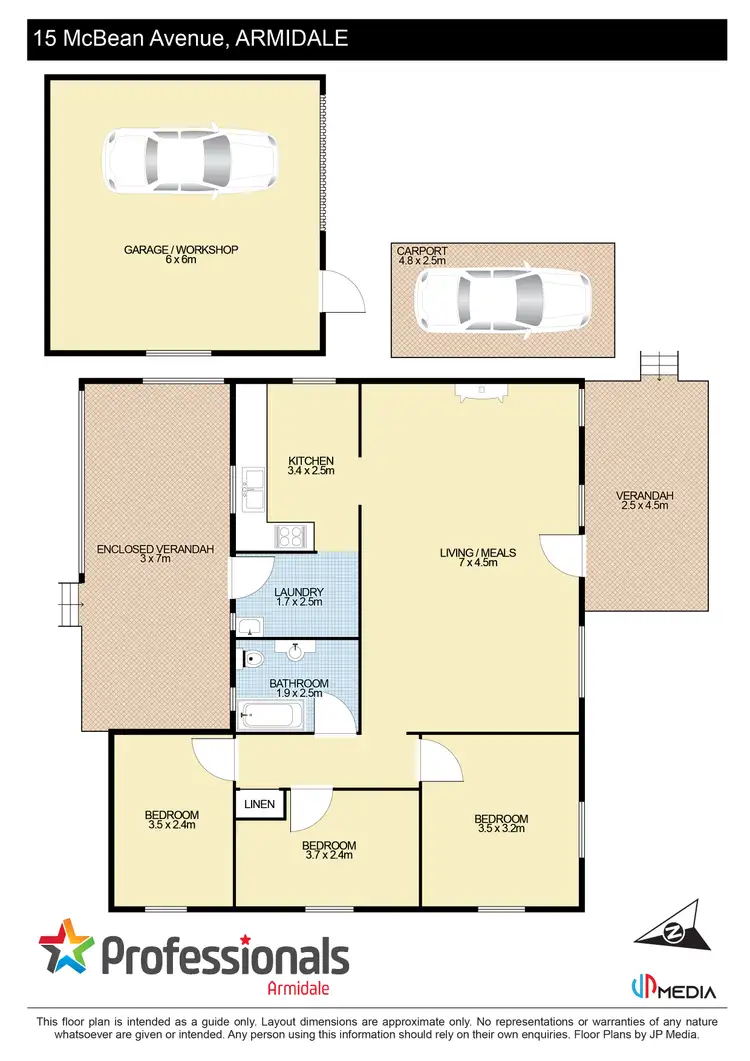 Floorplan of Homely house listing, 15 McBean Avenue, Armidale NSW 2350