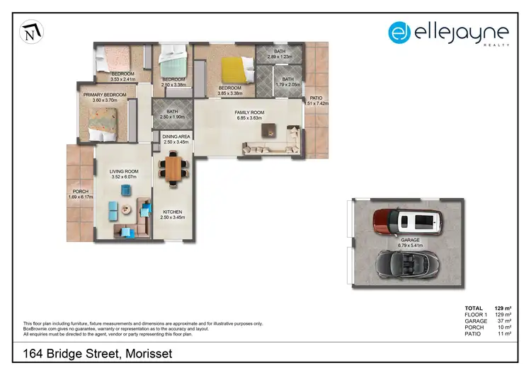 Floorplan of Homely house listing, 164 Bridge Street, Morisset NSW 2264