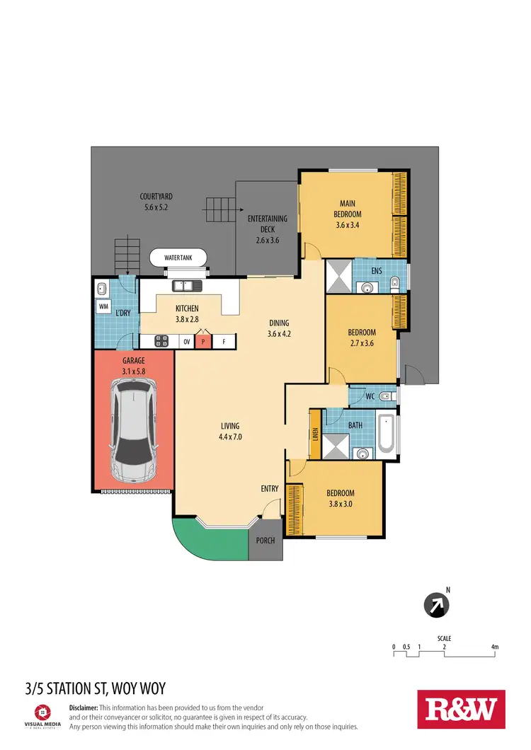 Floorplan of Homely villa listing, 3/3-5 Station Street, Woy Woy NSW 2256