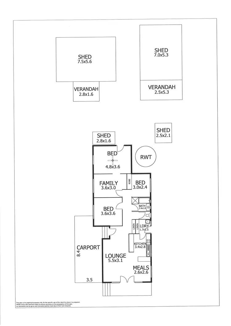 Floorplan of Homely house listing, 76 McHenry Street, Murray Bridge SA 5253