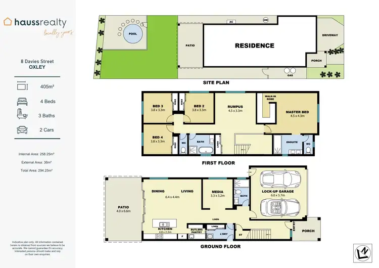 Floorplan of Homely house listing, 8 Davies Street, Oxley QLD 4075