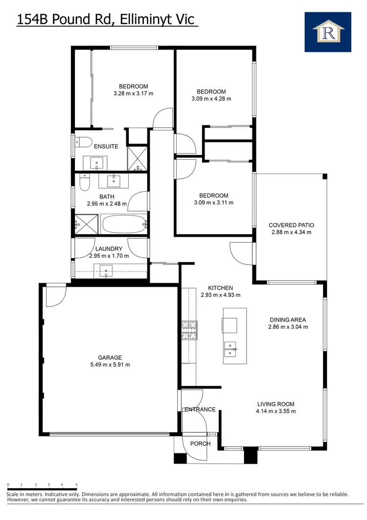 Floorplan of Homely house listing, 154B Pound Road, Elliminyt VIC 3250