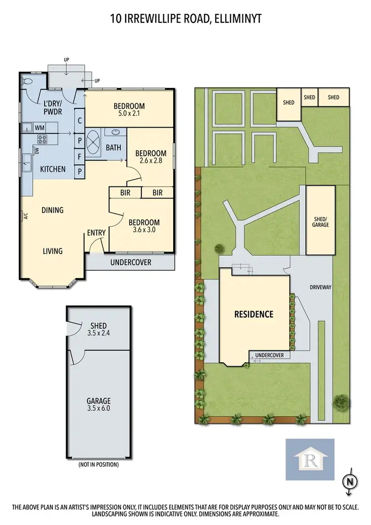 Floorplan of Homely house listing, 10 Irrewillipe Road, Elliminyt VIC 3250