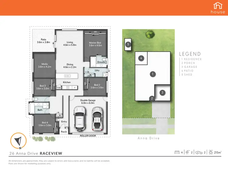 Floorplan of Homely house listing, 26 Anna Drive, Raceview QLD 4305