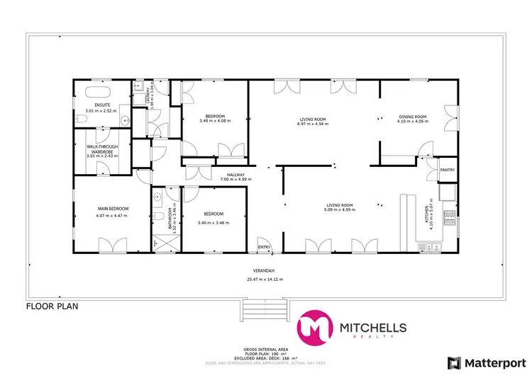 Floorplan of Homely rural property listing, 6 Vale Close, Craignish QLD 4655