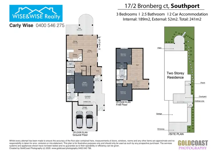 Floorplan of Homely townhouse listing, 17/2 Bronberg Court, Southport QLD 4215
