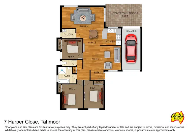 Floorplan of Homely house listing, 7 Harper Close, Tahmoor NSW 2573
