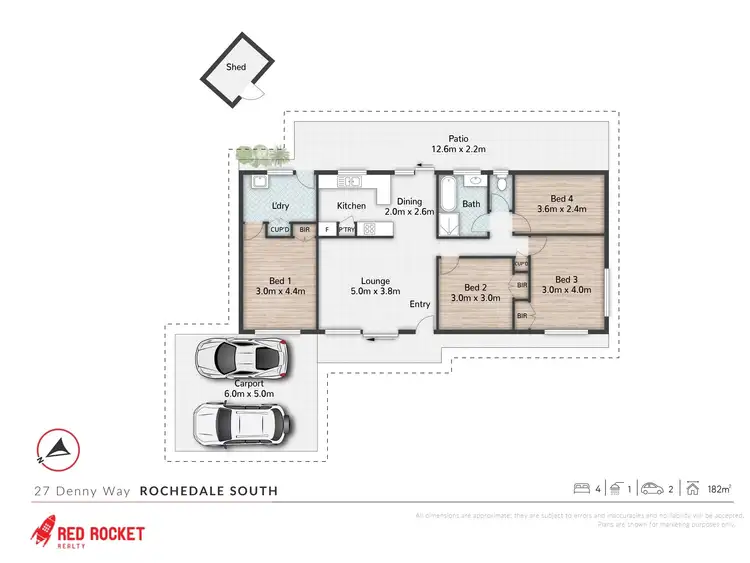 Floorplan of Homely house listing, 27 Denny Way, Rochedale South QLD 4123