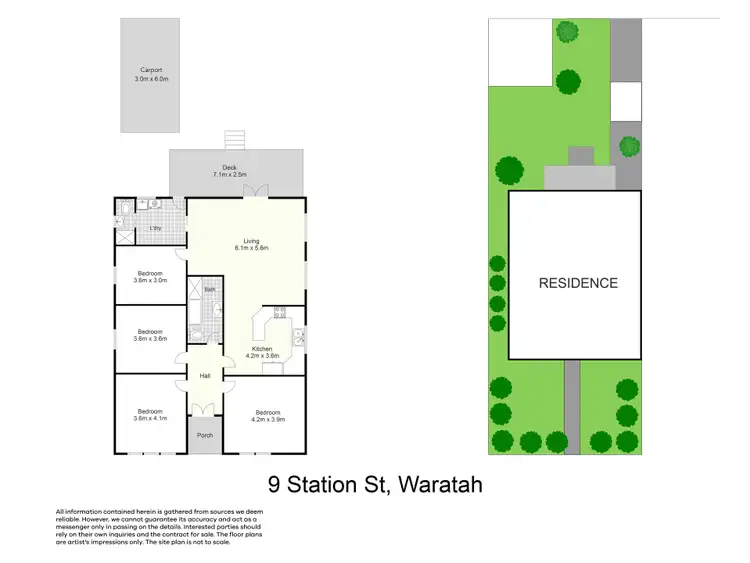 Floorplan of Homely house listing, 9 Station Street, Waratah NSW 2298