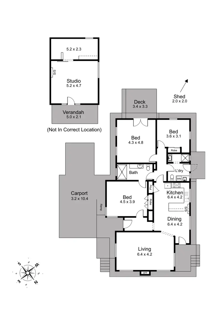 Floorplan of Homely house listing, 226 Main Road, Hepburn VIC 3461