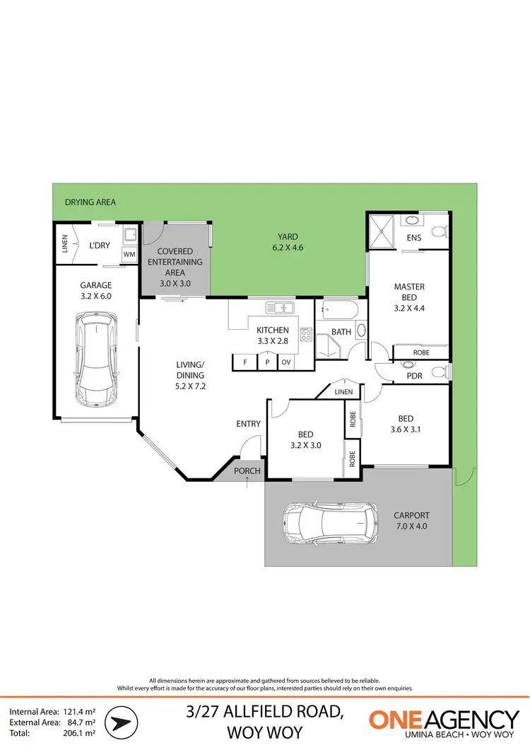 Floorplan of Homely villa listing, 3/27 Allfield Road, Woy Woy NSW 2256