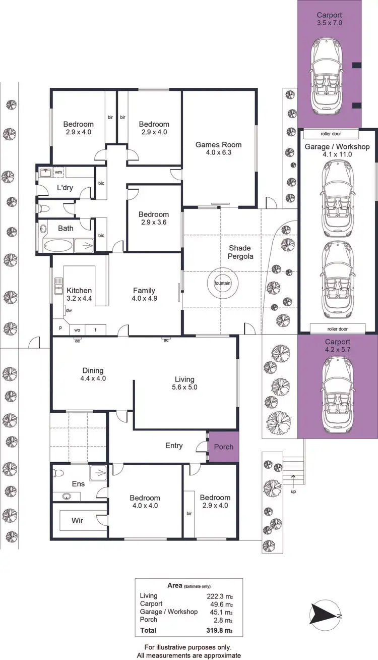 Floorplan of Homely house listing, 11 Crossing Road, Aberfoyle Park SA 5159