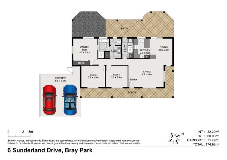 Floorplan of Homely house listing, 6 Sunderland Drive, Bray Park QLD 4500