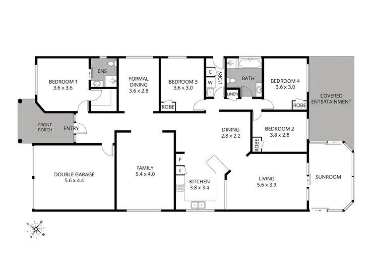 Floorplan of Homely house listing, 8 Green Crescent, Shell Cove NSW 2529