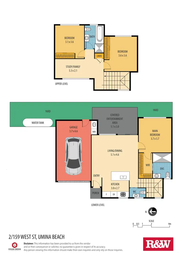Floorplan of Homely townhouse listing, 2/159 West Street, Umina Beach NSW 2257