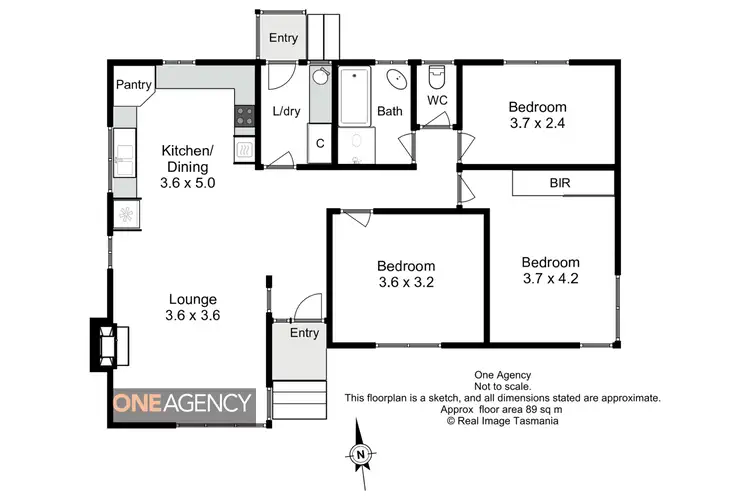 Floorplan of Homely house listing, 16 Dallas Court, Smithton TAS 7330