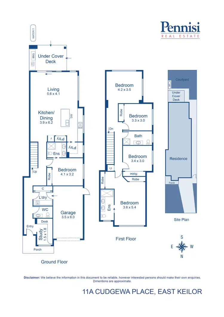 Floorplan of Homely house listing, 11A Cudgewa Place, Keilor East VIC 3033