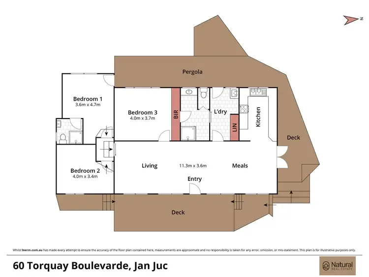 Floorplan of Homely house listing, 60 Torquay Boulevarde, Jan Juc VIC 3228