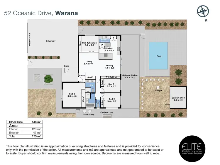 Floorplan of Homely house listing, 52 Oceanic Drive, Warana QLD 4575